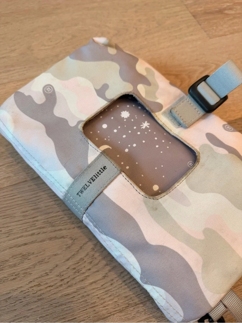 TWELVELlittle Pastel Camo Baby Changing Clutch